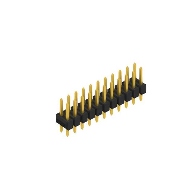 TWO ROWS,  0.635 MM
