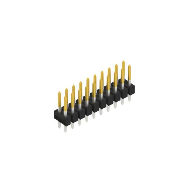 TWO ROWS,  0.635 MM