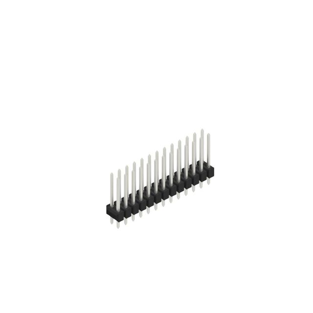 TWO ROWS,  0.635 MM