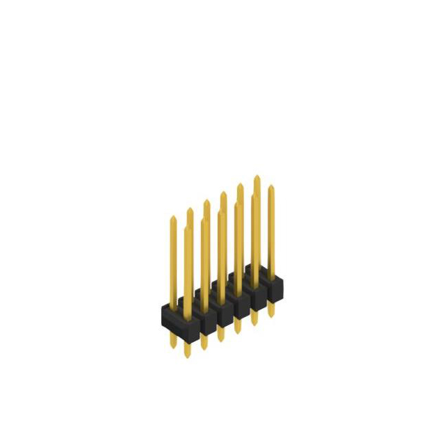 TWO ROWS,  0.635 MM