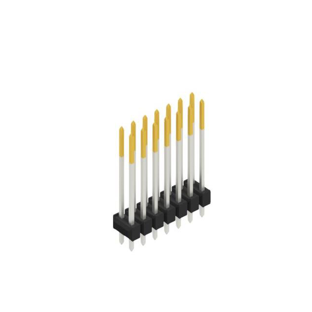 TWO ROWS,  0.635 MM
