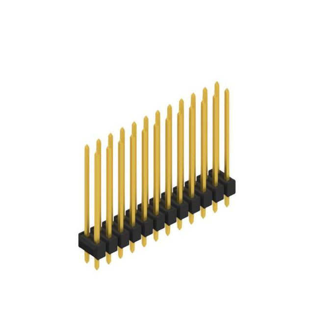 TWO ROWS,  0.635 MM