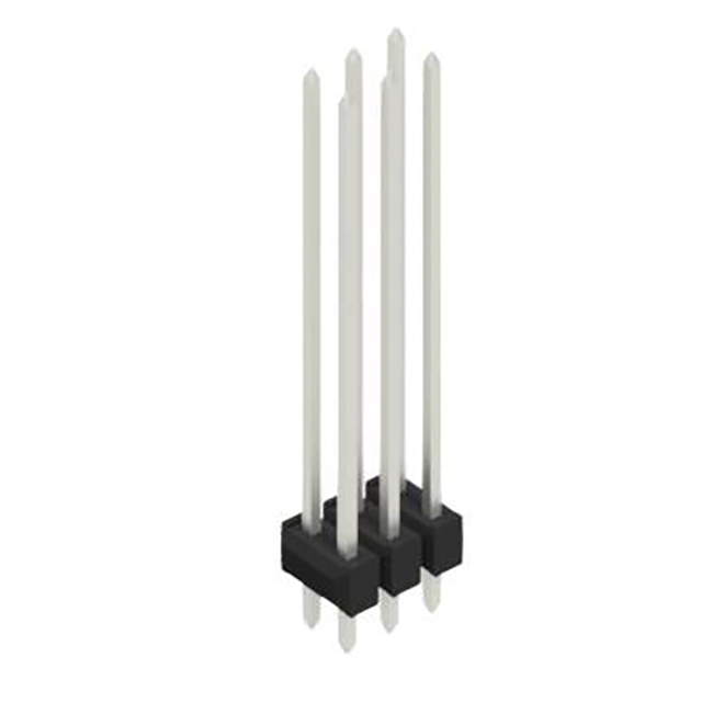 TWO ROWS,  0.635 MM