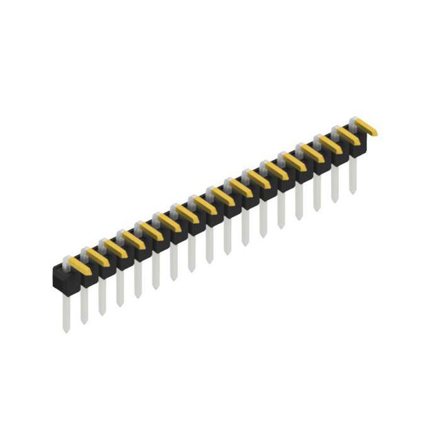 MALE HEADER  0.635 MM, DIMENSIO