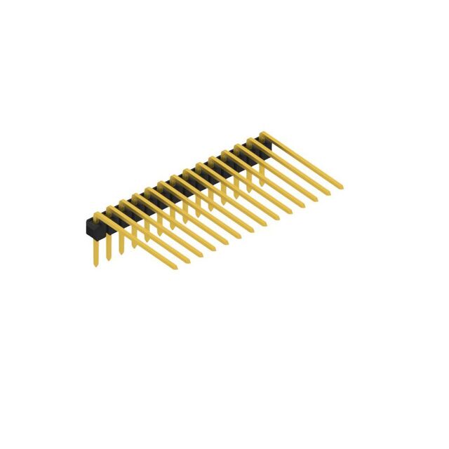 MALE HEADER  0.635 MM, DIMENSIO