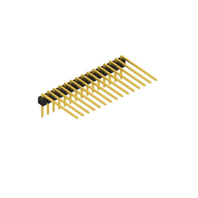 MALE HEADER  0.635 MM, DIMENSIO