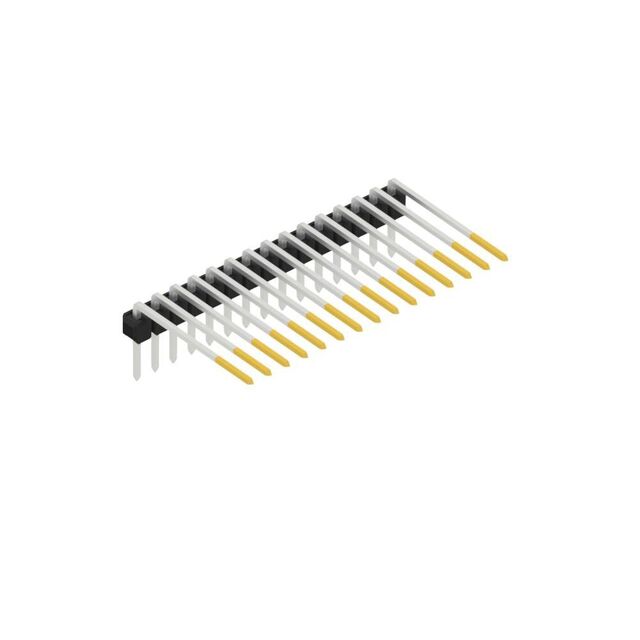 MALE HEADER  0.635 MM, DIMENSIO