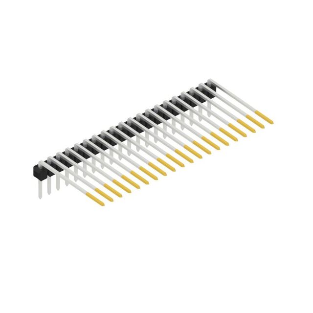 MALE HEADER  0.635 MM, DIMENSIO