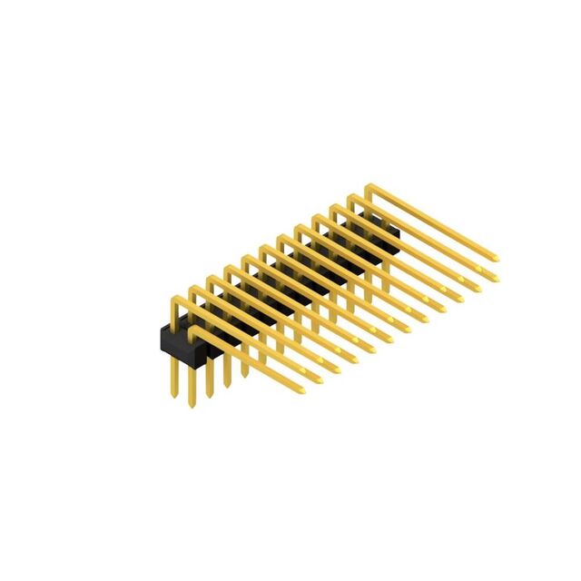 MALE HEADER  0.635 MM, DIMENSIO