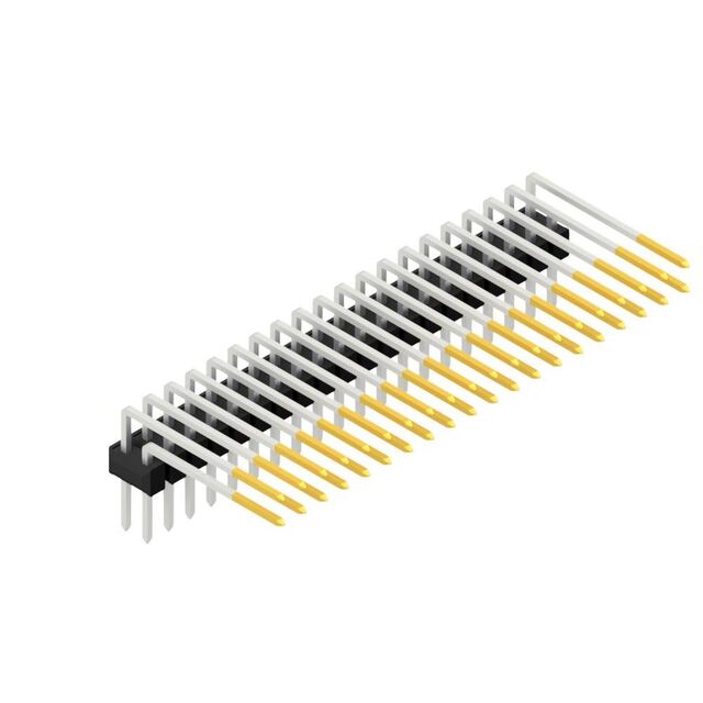 MALE HEADER  0.635 MM, DIMENSIO