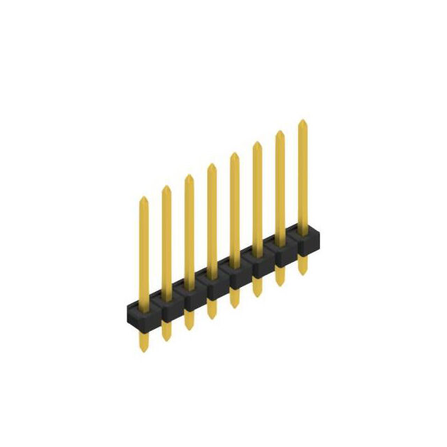 LOW PROFILE, STRAIGHT,  0.635 M