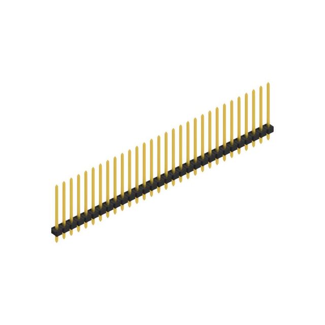 LOW PROFILE, STRAIGHT,  0.635 M