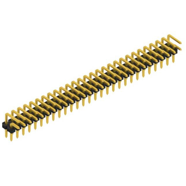 LOW PROFILE, ANGLED,  0.635 MM