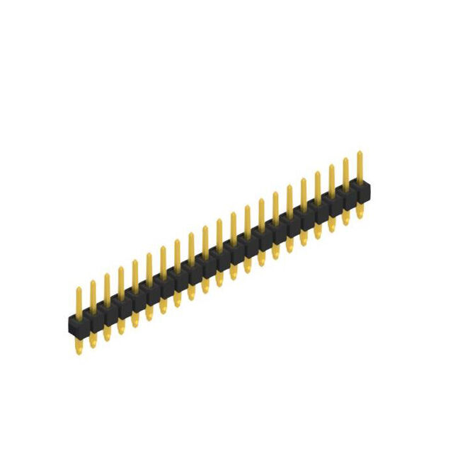 One row, 1-36 contacts, for PCB