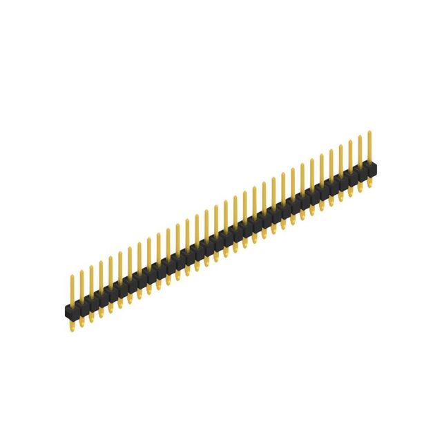 One row, 1-36 contacts, for PCB