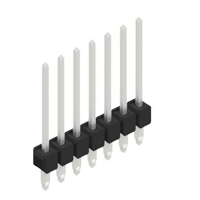 One row, 1-36 contacts, for PCB