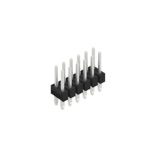 Two rows, 2-72 contacts, for PCB
