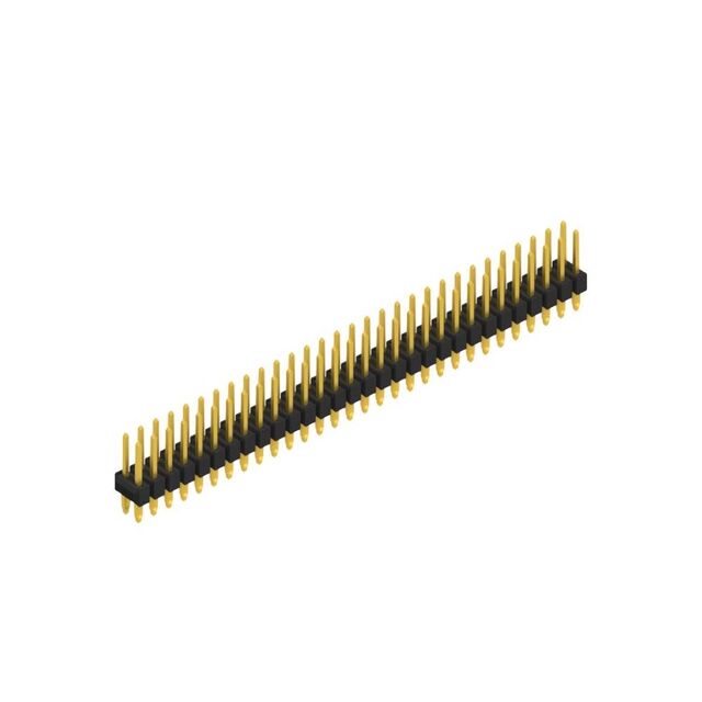 Two rows, 2-72 contacts, for PCB