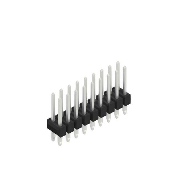 Two rows, 2-72 contacts, for PCB