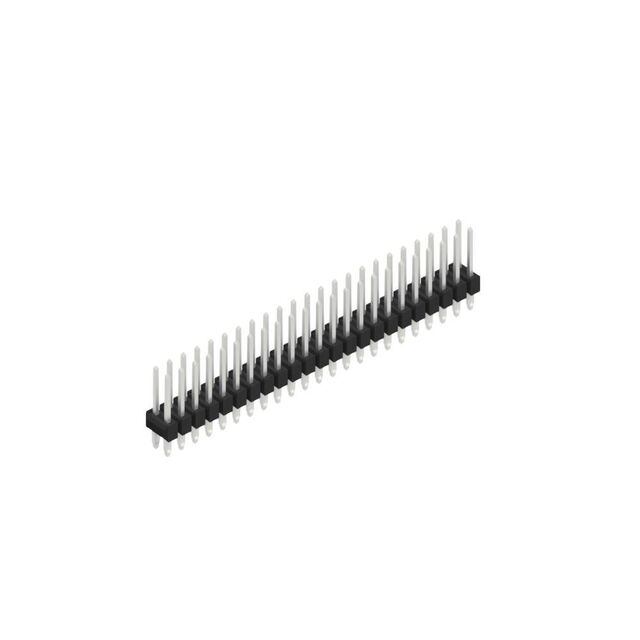 Two rows, 2-72 contacts, for PCB