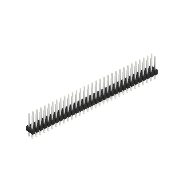 Two rows, 2-72 contacts, for PCB
