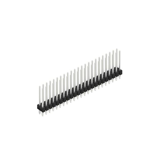 Two rows, 2-72 contacts, for PCB