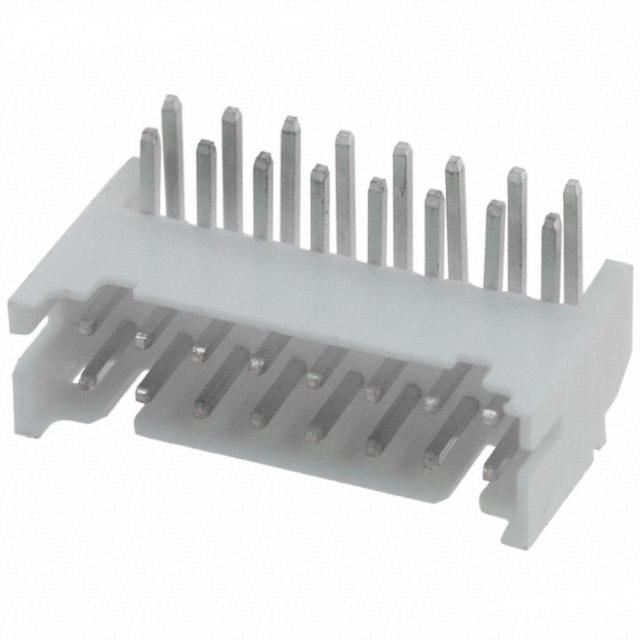 CONN HEADER R/A 16POS 2MM