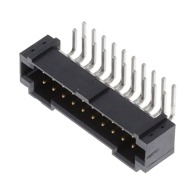 CONN HEADER R/A 20POS 2MM
