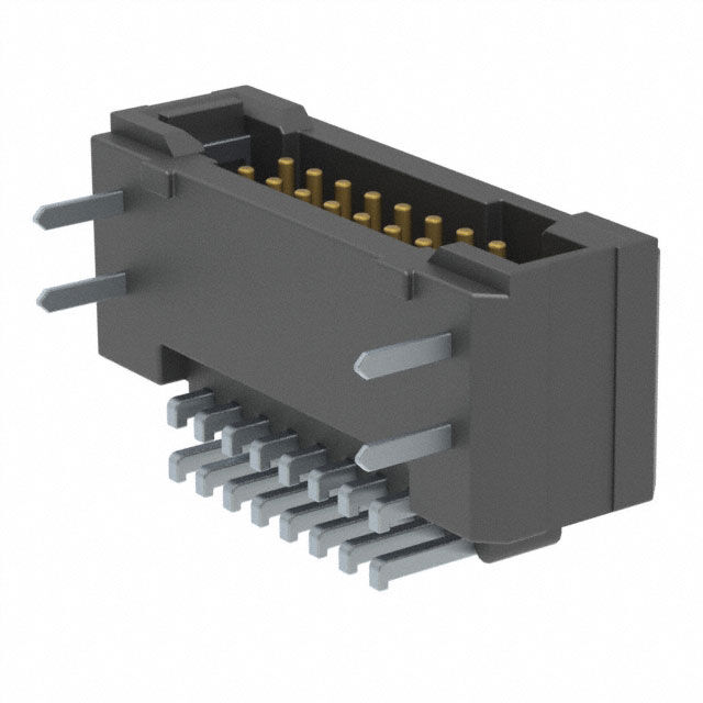 CONN HEADER SMD R/A 16POS 1.27MM