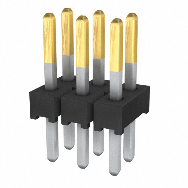 CONN HEADER VERT 6POS 2MM