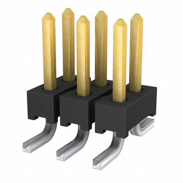 CONN HEADER SMD 6POS 2MM