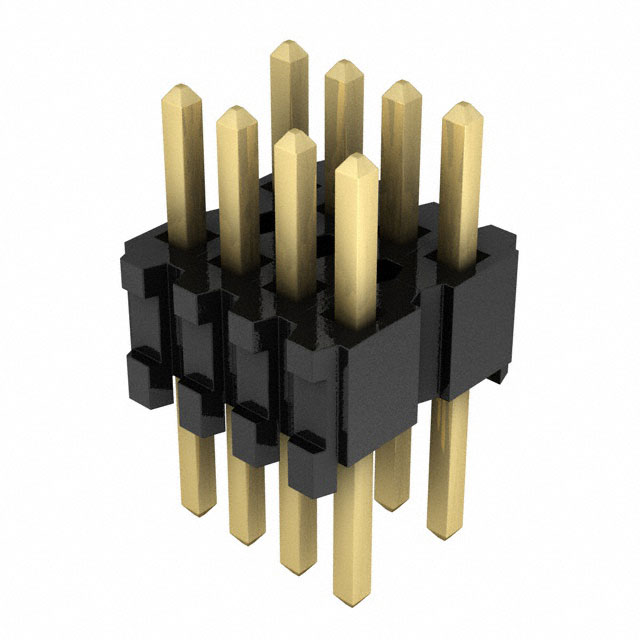 CONN HEADER VERT 8POS 1.27MM