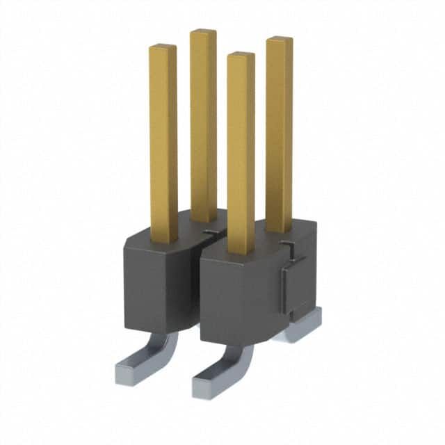 CONN HEADER SMD 4POS 2.54MM