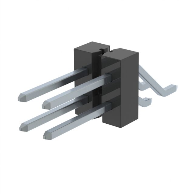 CONN HEADER SMD R/A 4POS 2.54MM