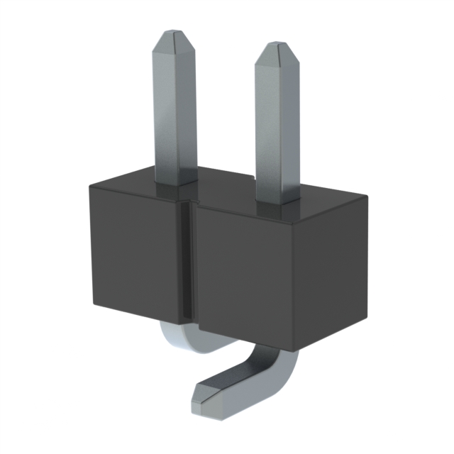 CONN HEADER SMD 2POS 2.54MM