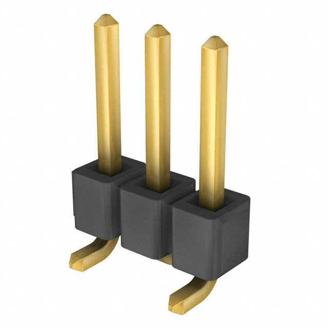 CONN HEADER SMD 3POS 2.54MM