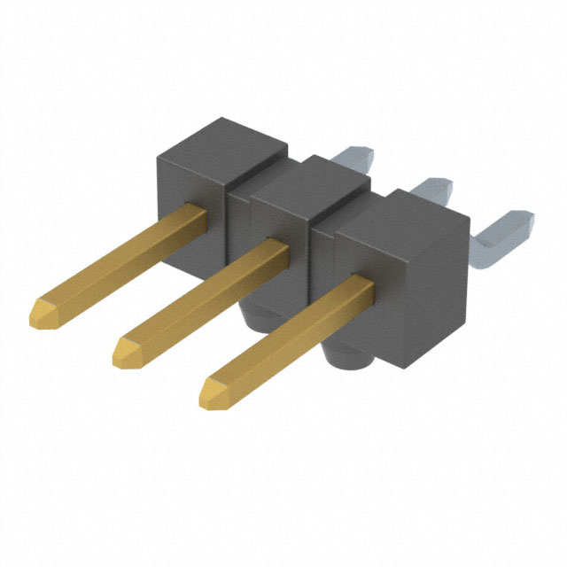 CONN HEADER SMD R/A 3POS 2.54MM