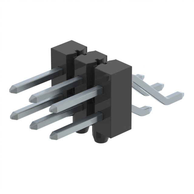 CONN HEADER SMD R/A 6POS 2.54MM