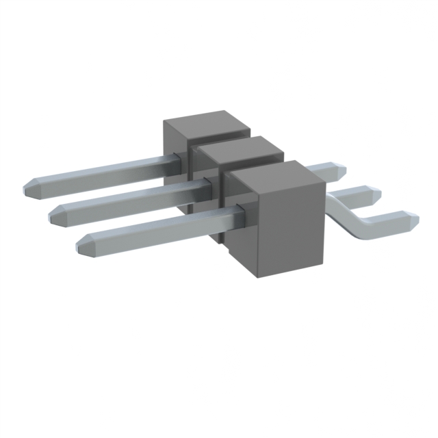 CONN HEADER SMD R/A 3POS 2.54MM