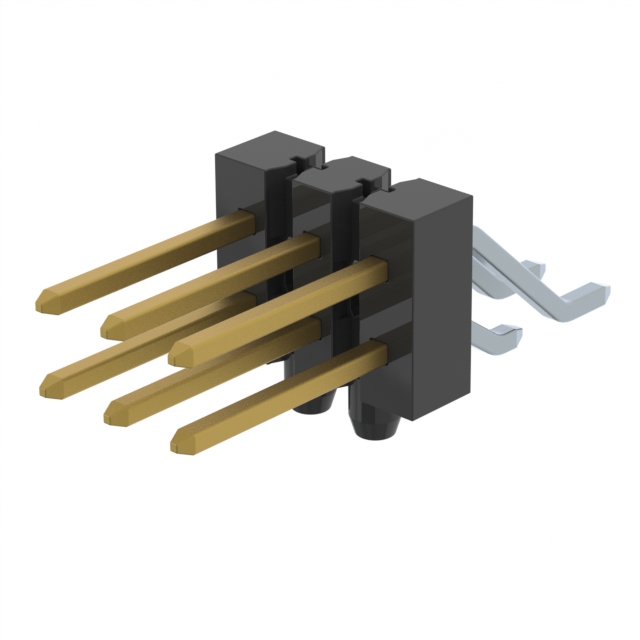 CONN HEADER SMD R/A 6POS 2.54MM