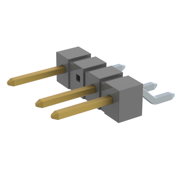 CONN HEADER SMD R/A 4POS 2.54MM