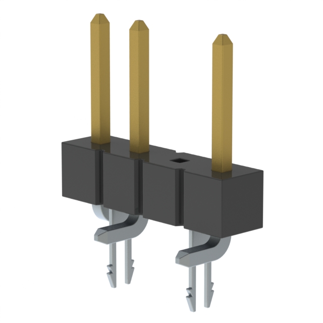 CONN HEADER SMD 4POS 2.54MM
