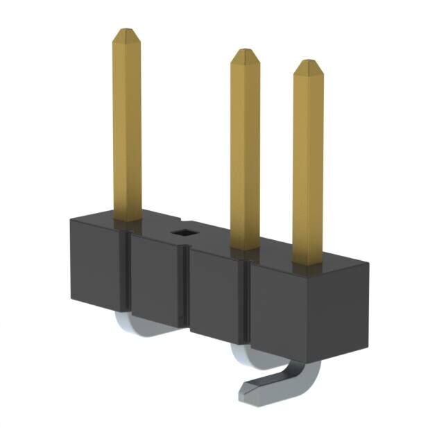 CONN HEADER SMD 4POS 2.54MM