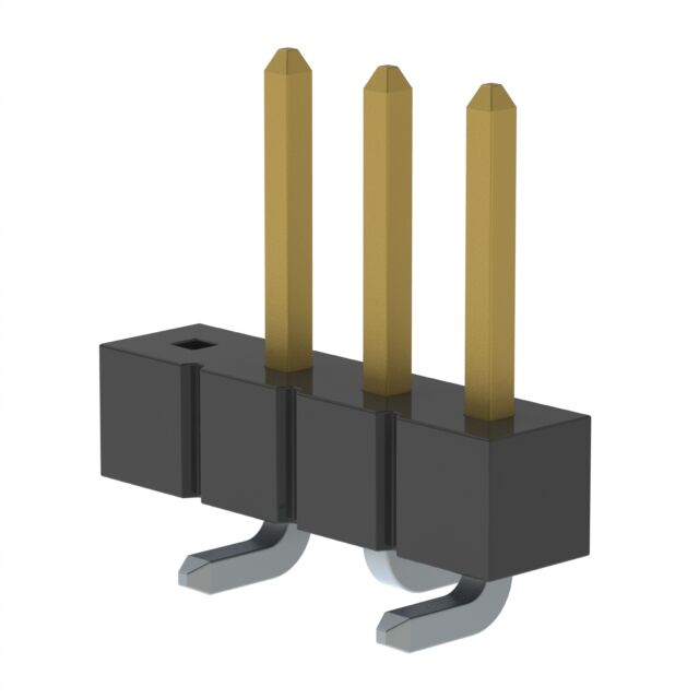 CONN HEADER SMD 4POS 2.54MM