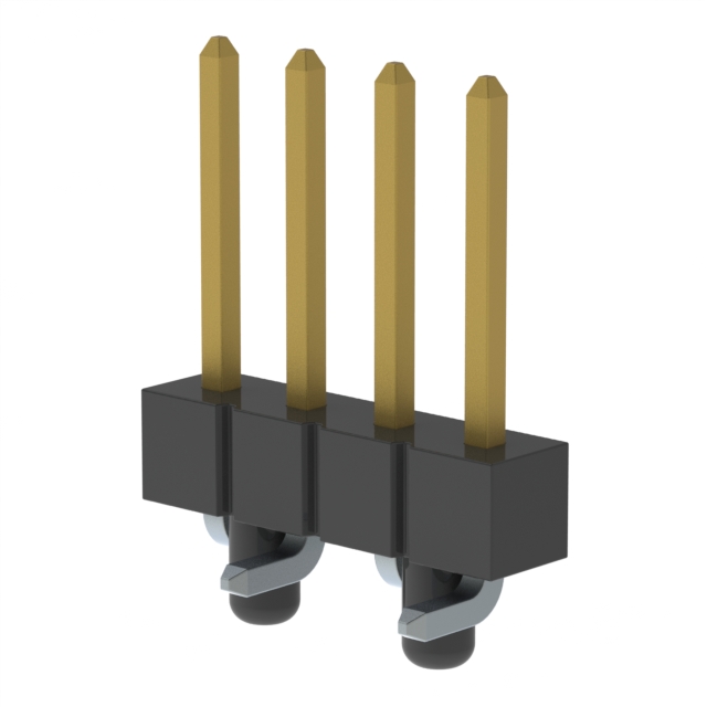 CONN HEADER SMD 4POS 2.54MM