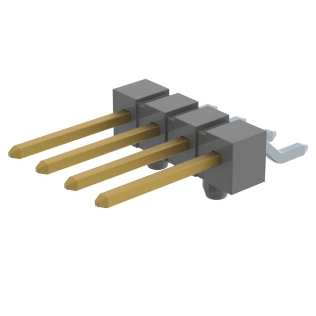CONN HEADER SMD R/A 4POS 2.54MM