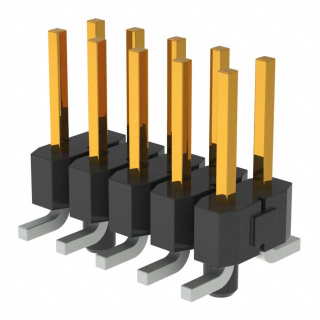 CONN HEADER SMD 10POS 2.54MM