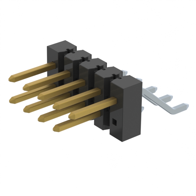 CONN HEADER SMD R/A 10POS 2.54MM