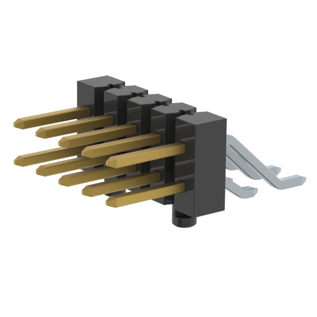 CONN HEADER SMD R/A 10POS 2.54MM