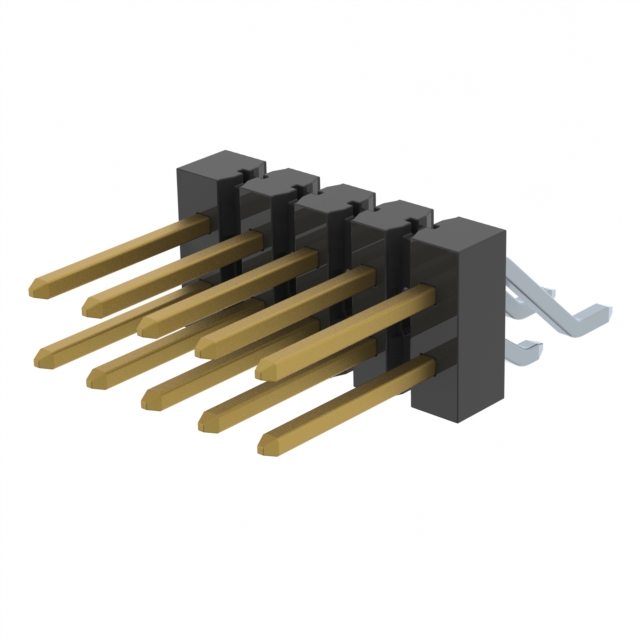 CONN HEADER SMD R/A 10POS 2.54MM